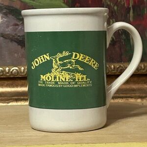 Vintage John Deere Moline, Illinois Coffee Mug Cup